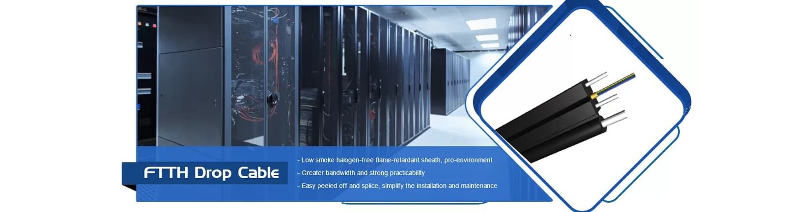 รูปที่ 8 สายไฟเบอร์ออปติก