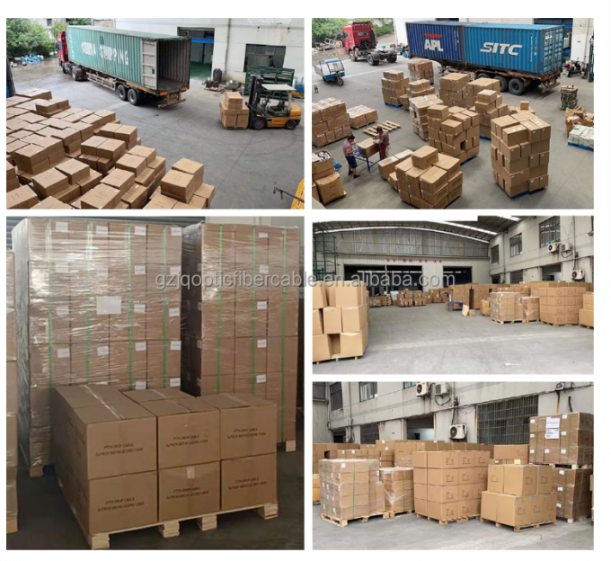 ราคาโรงงานสายไฟเบอร์ออปติก FTTH ภายในอาคาร สายเคเบิลแบบดรอปไฟเบอร์สำหรับเครือข่ายโทรคมนาคม 2