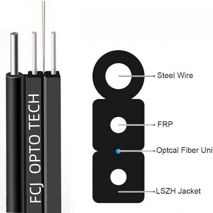 FTTH INDOOR OUTDOOR GJYXCH สายไฟฟ้าไฟฟ้าไฟฟ้าไฟฟ้า 4