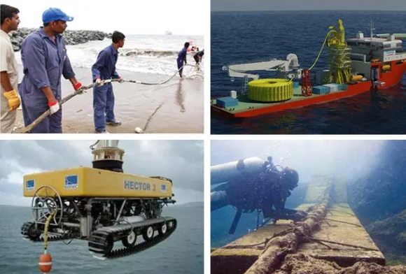 สายเคเบิลใยแก้วนำแสงใต้น้ำ GYTA33 12/24/48 คอร์ หุ้มสองชั้น เสริมเกราะ อุปกรณ์ไฟเบอร์ออปติก 2