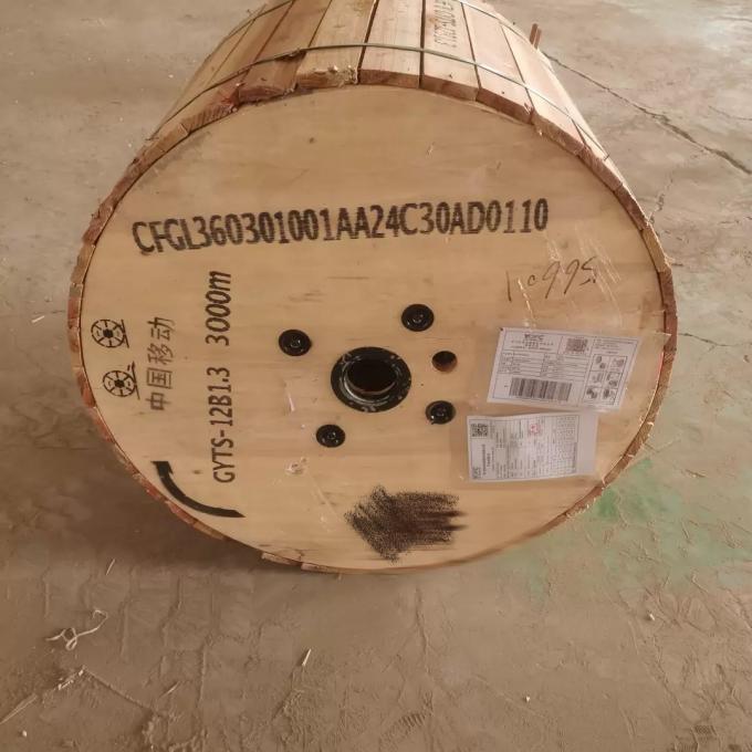 สายไฟเบอร์ออปติก GYTS53-96 คอร์แบบมีเกราะสองชั้นสำหรับภายนอกอาคารจากโรงงาน พร้อมแจ็คเก็ตคู่ G652D จัดส่งภายในวันเดียวกัน 11