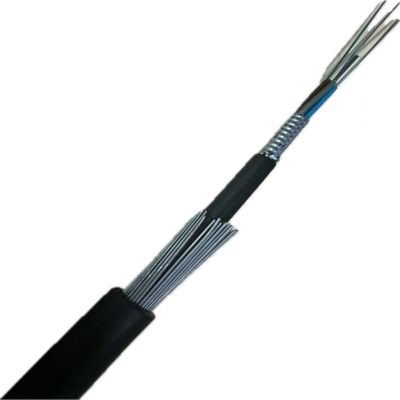 Underground GYTA33 24 Cores G652D SM Underwater Stranded Armoured Steel Wire Fiber Cable