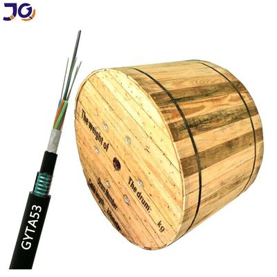 คุณภาพ  Aluminum Armored Direct Buried Fiber Optic Cable GYTA53 Outdoor Underground โรงงาน