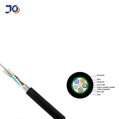 สายไฟเบอร์ GYTS ท่อหุ้มเกราะ 24 48 96 144 288 แกนสายเคเบิลใยแก้วนำแสง