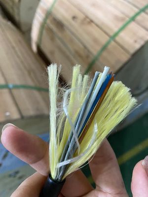 สายเคเบิลไฟเบอร์ออปติก ADSS 24F 100M Span สายเคเบิลไฟเบอร์ออปติกทางอากาศ ADSS