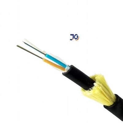 สายเคเบิลใยแก้วนำแสงโหมดเดียวที่รองรับ Dieletric ทั้งหมด HDPE หุ้มด้วยเส้นด้าย