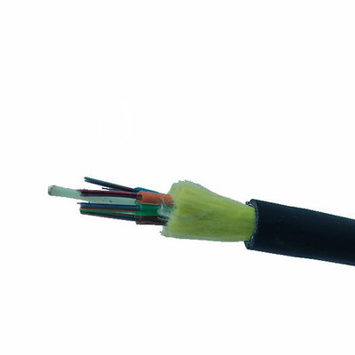 1KM 2KM 3KM กลางแจ้ง ADSS Loose Tube FRP 12 24 48 72 96 144 แกนสายเคเบิลไฟเบอร์โหมดเดี่ยว