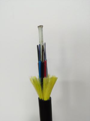ADSS Cable All - Dielectric Double Jacket Aerial ติดตั้งสายเคเบิลใยแก้วนำแสง Span 48 ยาว 150 ม