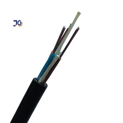 24 48 96 Cores Aerial Duct GYFTY สายเคเบิลไฟเบอร์ออปติก แจ็คเก็ต HDPE