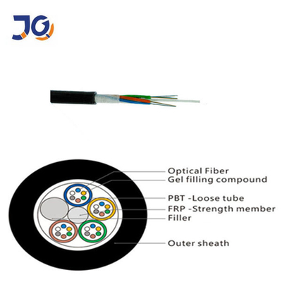 สายเคเบิลไฟเบอร์ออปติกกลางแจ้ง 144 คอร์ GYFTY GYTY Multi Mode Loose Tube สายเคเบิลโทรคมนาคม