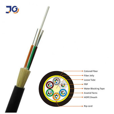 All Dielectric ADSS Aerial Fiber Optic Cable 48core 96core 144core สายไฟฟ้าไฟฟ้าไฟฟ้า