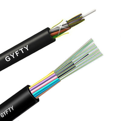 GYFTY สายไฟฟ้าแสงไฟฟ้านอก FRP สายไฟฟ้าแสงป้องกันหนูแบบเดียว 24F G652D