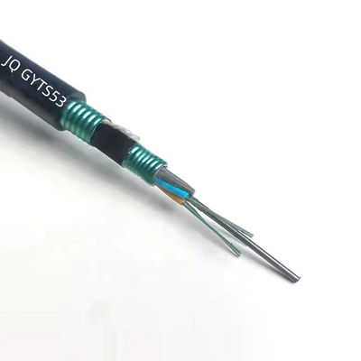 12 24 48 96 โครงการ Core Single Mode G652d สายไฟฟ้าไฟฟ้า GYTA53 GYTS53