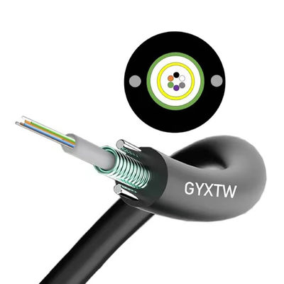 สายเคเบิลไฟเบอร์ออปติก GYXTW 4 หลัก 6 8 12 หลัก 24 หลัก