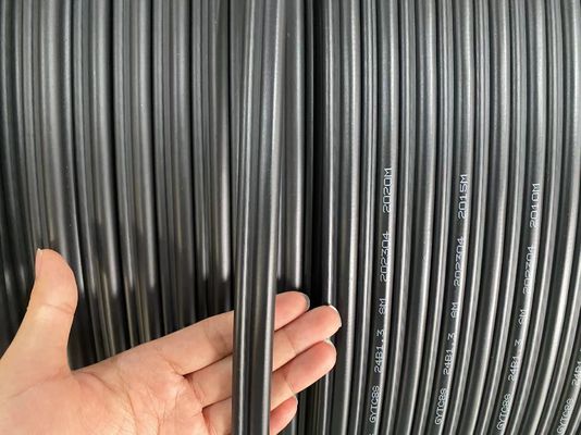 การวางอากาศภายนอก รูป 8 โครงสร้าง 24 หลัก สายไฟฟ้าไฟเบอร์ออปติก GYTC8A