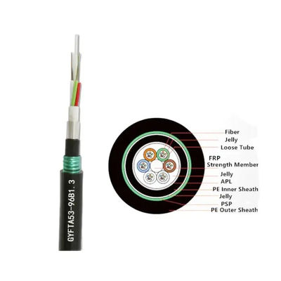 กลางแจ้งติดติดแบบเดียว เทปอลูมิเนียม แบรนเดอร์สายไฟเบอร์ออปติก GYFTA