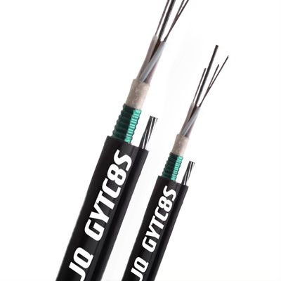 2- 144 หลัก Single Mode Outdoor Fiber Optic Cable รูป 8 GYTC8S สําหรับสายอากาศ