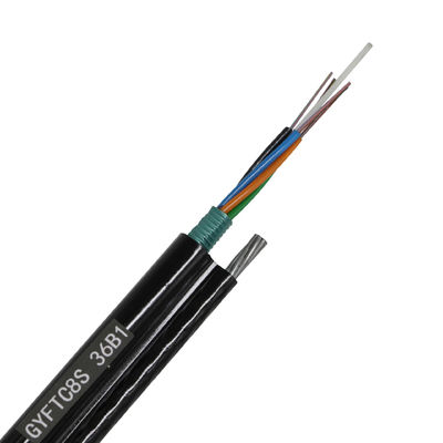 4 6 12 24 48 96 144 หลัก G652D โหมดเดียว Outdoor Optical Fiber รูป 8 สายเคเบิลเกราะห์ GYFTC8S