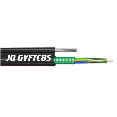 4 6 12 24 48 96 144 หลัก G652D โหมดเดียว Outdoor Optical Fiber รูป 8 สายเคเบิลเกราะห์ GYFTC8S