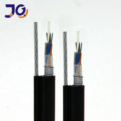 G652D รูปแบบเดียว Outdoor Optical Fiber รูปที่ 8 สายเคเบิลเกราะห์ GYFTC8A สายเหล็กกระชับ