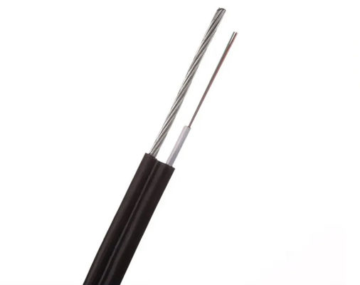 GYXTC8Y GYTC8Y ระเบียงอากาศกลางแจ้งที่รองรับตัวเอง รูป 8 สายไฟฟ้าไฟเบอร์ออปติกที่ไม่ป้อมกัน