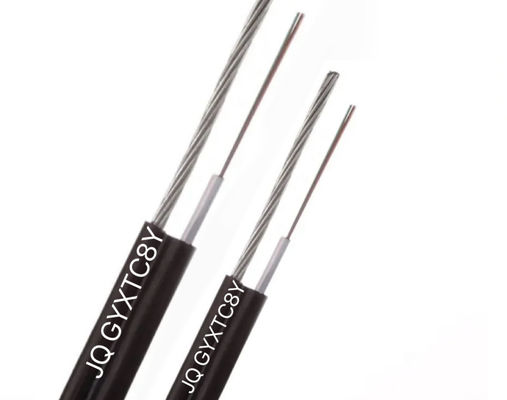 GYXTC8Y GYTC8Y ระเบียงอากาศกลางแจ้งที่รองรับตัวเอง รูป 8 สายไฟฟ้าไฟเบอร์ออปติกที่ไม่ป้อมกัน