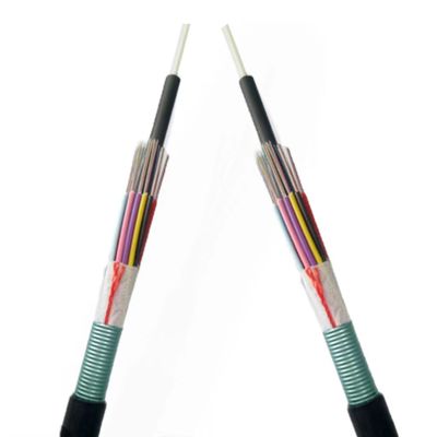 PSP แบรนเดอร์ภายนอก Kabel ไฟเบอร์ออปติกแห้งทั้งหมด GYFS แบรนเดอร์ด้วยเทปเหล็กหรือ FRP