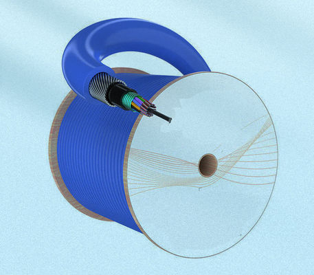 โรงงาน LSZH MGTSV33 สายเหล็ก แบรนเดอร์ การทําเหมืองแร่ สายไฟฟ้าไฟฟ้าไฟฟ้าไฟฟ้า G652D สายไฟฟ้าไฟฟ้าสีฟ้าสําหรับเหมือง