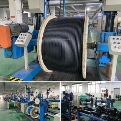 12 หลัก GYXTW นอก SM สายไฟเบอร์ออปติก unitube ป้อมด้วยเทปเหล็ก 6 มม 7 มม 8 มม สายไฟเบอร์ออปติก