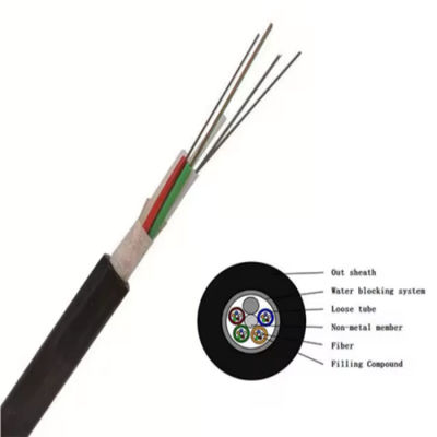 48 Core Outdoor Single Mode G652D Fiber Cable GYFTY กับ FRP สําหรับการใช้งานในท่อและใต้ดิน 1 กม. ราคาดีที่สุด