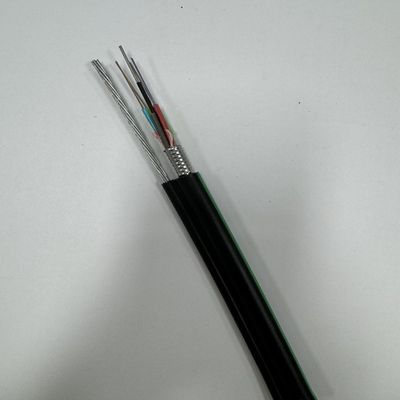 96 โครงสร้างตัวเองที่ถือตัวเองในอากาศรูป 8 GYTC8S พร้อมสายสื่อราคาสายไฟเบอร์ออปติก