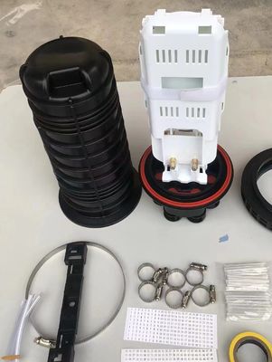 กลางแจ้ง 12 24 48 แบบปิดโครงก้อนแกน สายไฟเบอร์เคเบิล Joint Box สายไฟเบอร์ออปติก Splice ปิด