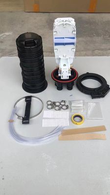กลางแจ้ง 12 24 48 แบบปิดโครงก้อนแกน สายไฟเบอร์เคเบิล Joint Box สายไฟเบอร์ออปติก Splice ปิด
