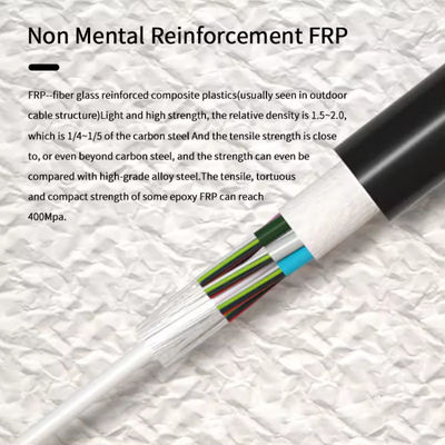 ราคาปลีก GYFTY 12 Core Single Mode Outdoor Aerial Fiber Optic Cable ราคาต่อเมตร