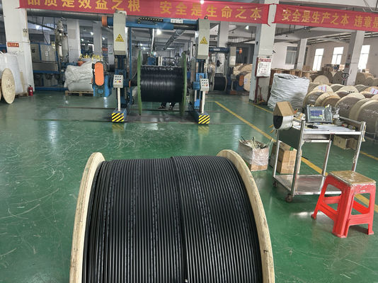 โหมดเดียว G652D 24 48 หลักสายไฟฟ้าออปติก การฝังตรง สายไฟฟ้าออปติก GYTA53