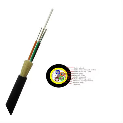 ADSS All Dielectric 48 Core Self Supporting Aerial Fiber Outdoor Cable Single Jacket Span 100m 200m สายไฟฟ้าไฟฟ้าไฟฟ้าไฟฟ้าไฟฟ้าไฟฟ้า