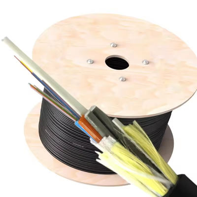 OEM Aerial ADSS Single Jacket 96 Core Single Mode Fiber Optic Cable 1km ราคาสําหรับสายไฟฟ้าความดันต่าง ๆ