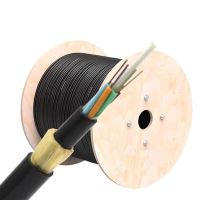 ADSS Fiber Optic Cable Single Mode G652D Double Jacket Outdoor Aerial Self Supporting Telecom Cable