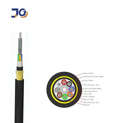All Dielectric Self-supporting Aerial ADSS Cable 96 Core G652d Outdoor Non-armored Double Jacket Optical Fiber สายไฟฟ้า ADSS ระบบอากาศที่ใช้ได้ด้วยตัวเอง