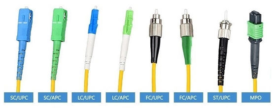 คุณภาพสูง Jumper ที่กําหนดเอง SM MM Simplex Duplex 2.0mm 3.0mm FC/SC/LC/APC/UPC สายพับไฟเบอร์ออปติก