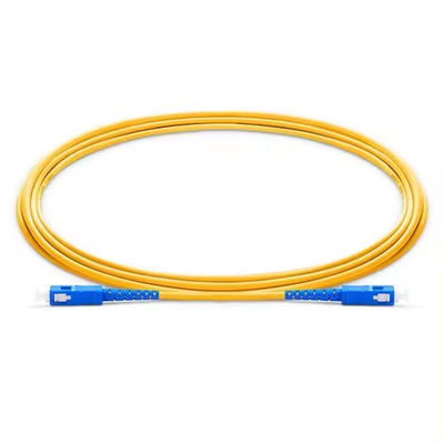 2.0mm 3.0mm SC UPC ถึง SC UPC Duplex Jumper 1m 2m 3m 5m SM MM G652d SC สายไฟเบอร์ออปติก แพทช์คอร์ด แพทช์คอร์ด