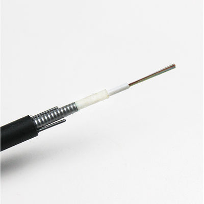 SM เคเบิลไฟเบอร์ออปติกกลางแจ้งแบบเดียว GYXTW53 GYXTW คาเบลไฟเบอร์ออปติกแบบหลายแบบ OM3 12 โครงการ