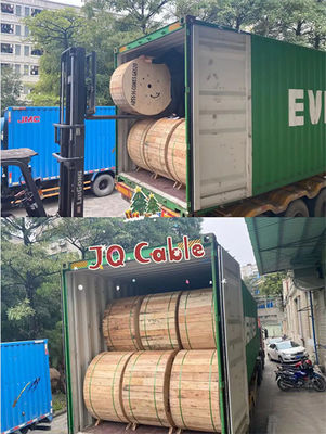 โรงงานจีจิแอน ADSS สายไฟฟ้าไฟฟ้าออปติก 12 24 48 คอร์ span 120m สายไฟฟ้าออปติก G652D ADSS 567 คอร์