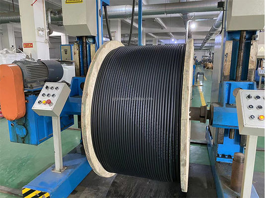 48 Core GYTS G652D Single Mode Outdoor Armored Fiber Optic Cable สายไฟฟ้าไฟเบอร์ออปติกในภายนอก