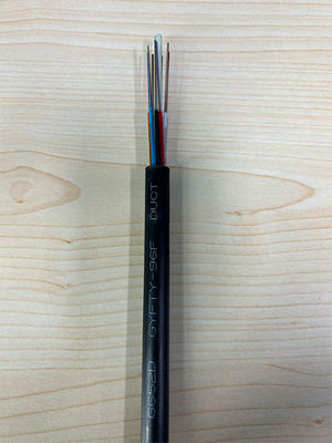 ไฟเบอร์ออปติก G652D 24 48 96 สายเคเบิลใยแก้วนำแสงแกน GYFTY สายเคเบิลไฟเบอร์ออปติกใต้ดิน