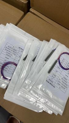 FTTH ท่อเหล็กขนาดเล็กเปลือย PLC splitter 1x2 1x4 1x8 1x16 splitter ไฟเบอร์ออปติก