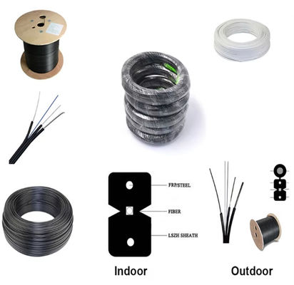 2 หลักในห้อง FTTH GJXH-2B6 ติดสาย G657A2 LSZH PVC Jacket