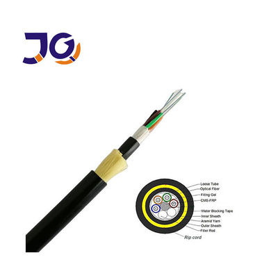 สายไฟเบอร์ออปติก ADSS G652D 48-96 คอร์ แบบติดตั้งบนอากาศ