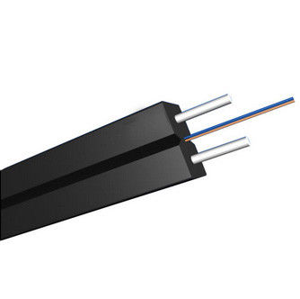1-4 Core FTTH Drop Cable GJXFH-1B6, G657A1 Single Mode, LSZH สําหรับใช้ในภายใน