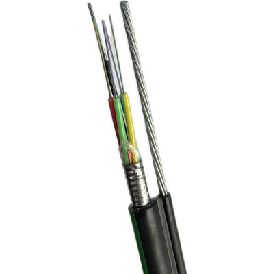 12 24 48 คอร์ดแอร์เฮดออเตอร์เนียลภายนอก GYTC8S GYTC8Y รูป 8 สายไฟเบอร์ออปติก